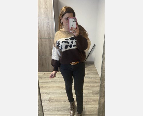 Jersey Franja Print