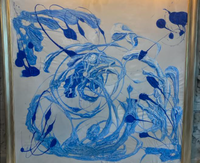 Aguas turquesas RD  183x185cm