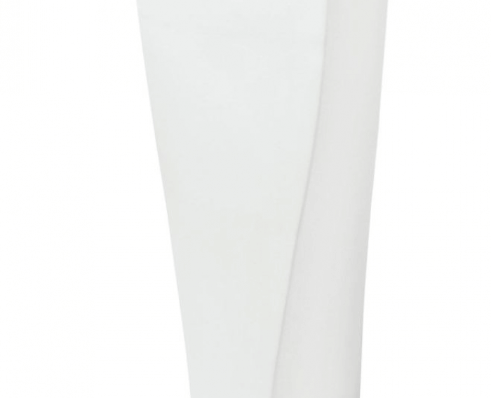TWIST, Jarron altura 70 cm color blanco.