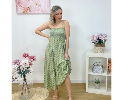 Vestido Cerdeña verde