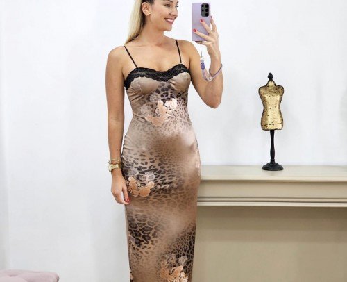 Vestido Leopardo