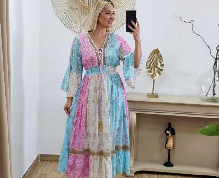 Vestido Boho Largo