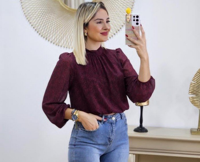 Blusa Berenjena