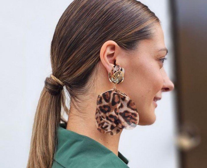 Pendiente leopardo