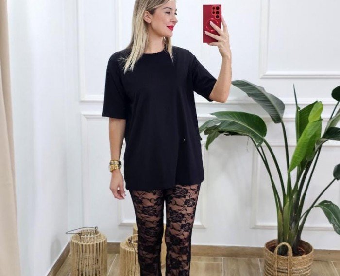 Pantalón Encaje