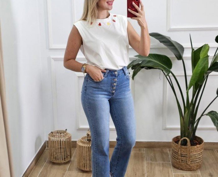 Jeans Botones