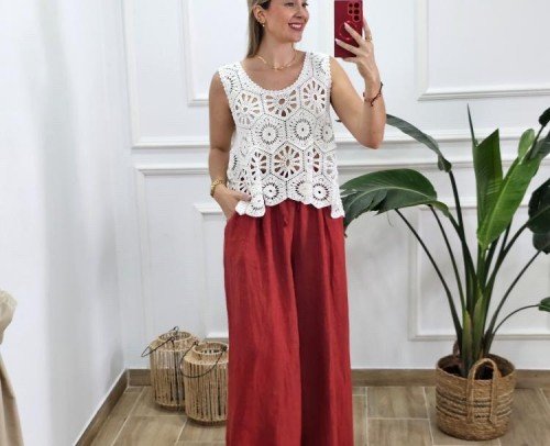 Blusa Croche