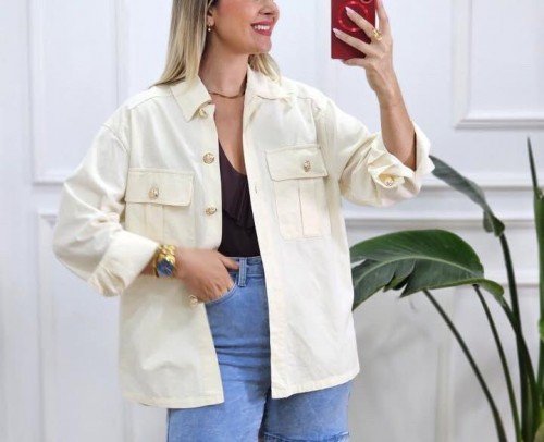 Sobrecamisa Crema
