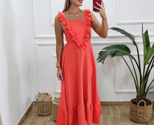 Vestido Coral