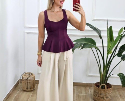Pantalón Crema