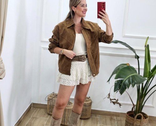 Chaqueta Antelina