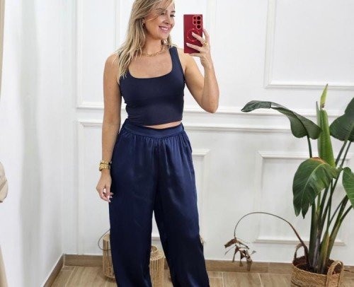 Pantalón Satinado