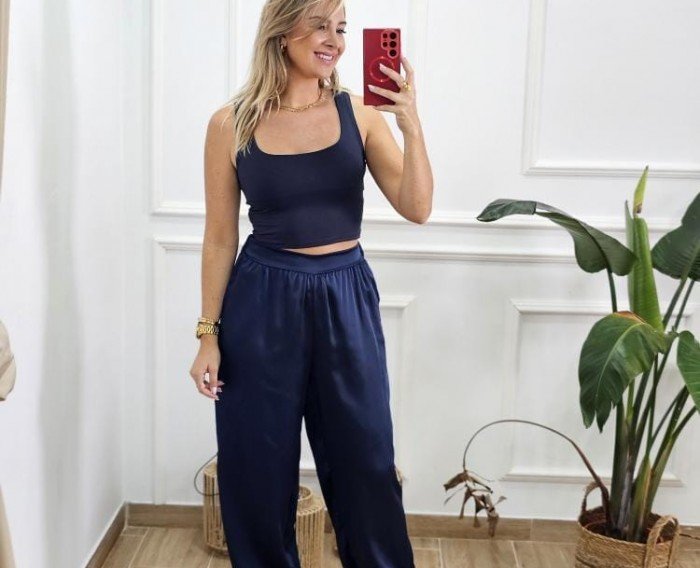 Pantalón Satinado