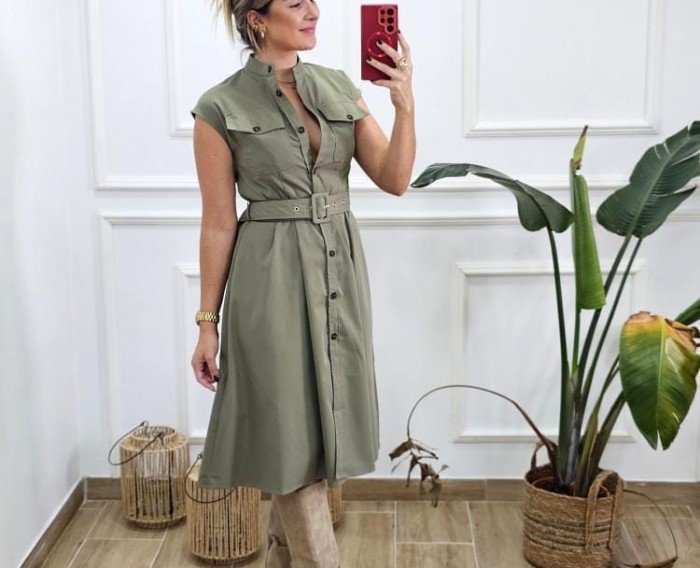 Vestido Safari
