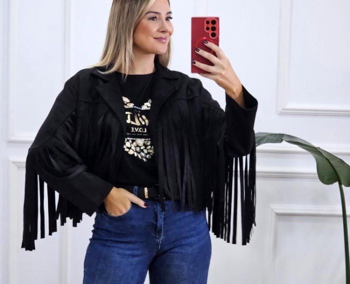 Chaqueta Flecos