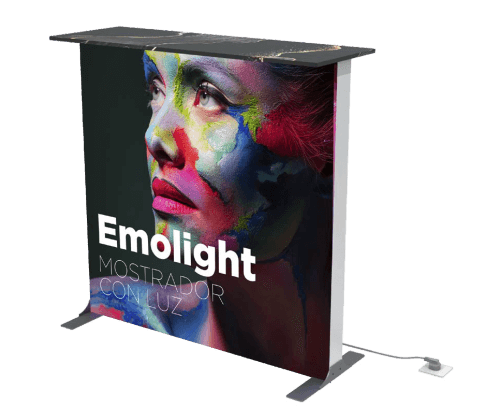 Mostrador con luz Emolight 100