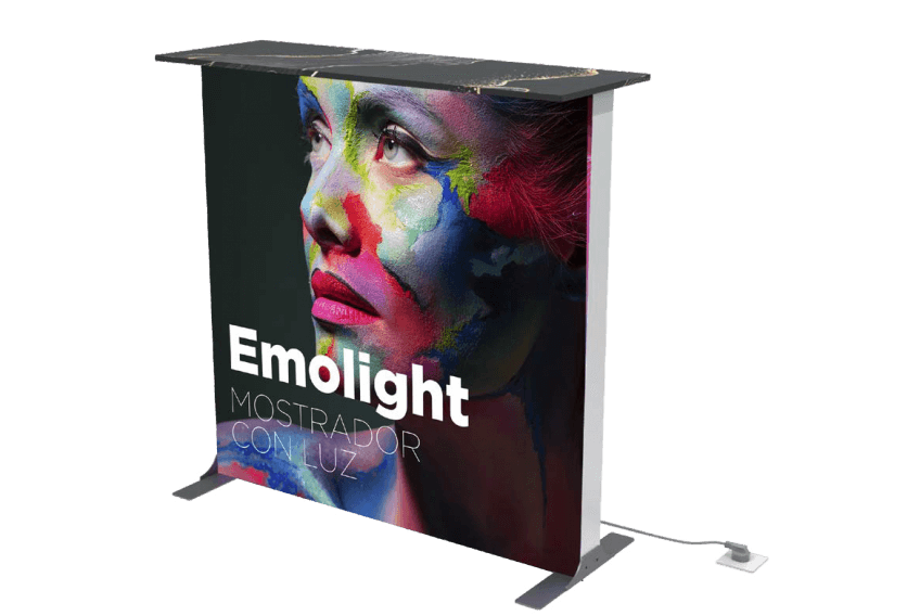 Mostrador con luz Emolight 100