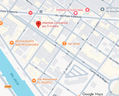 Localización Atlántida Cullera