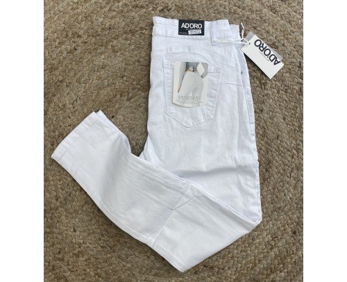 Pantalon vaquero blanco push up