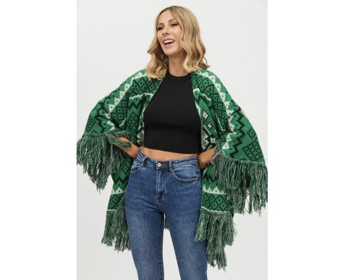 Poncho verde