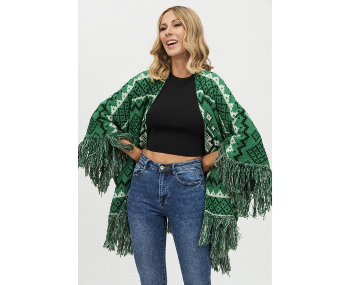 Poncho verde