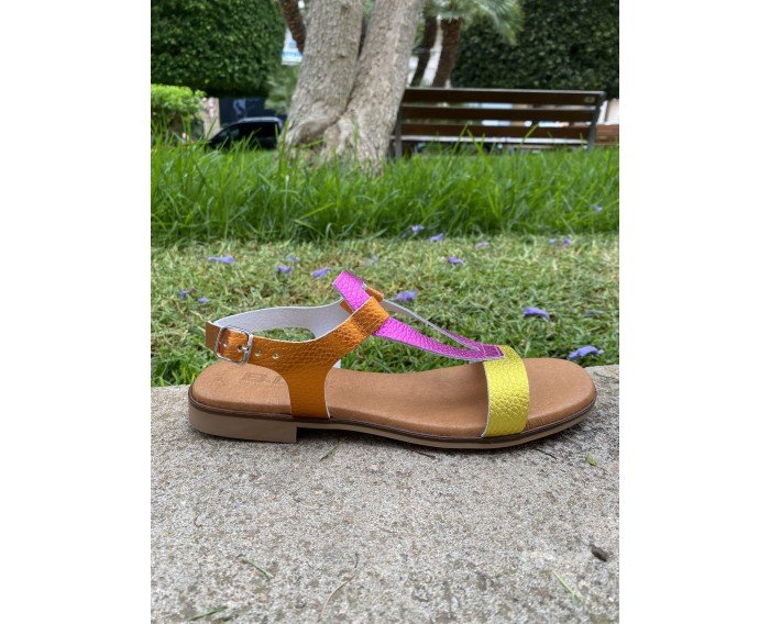 sandalia multicolor Dominica 3009