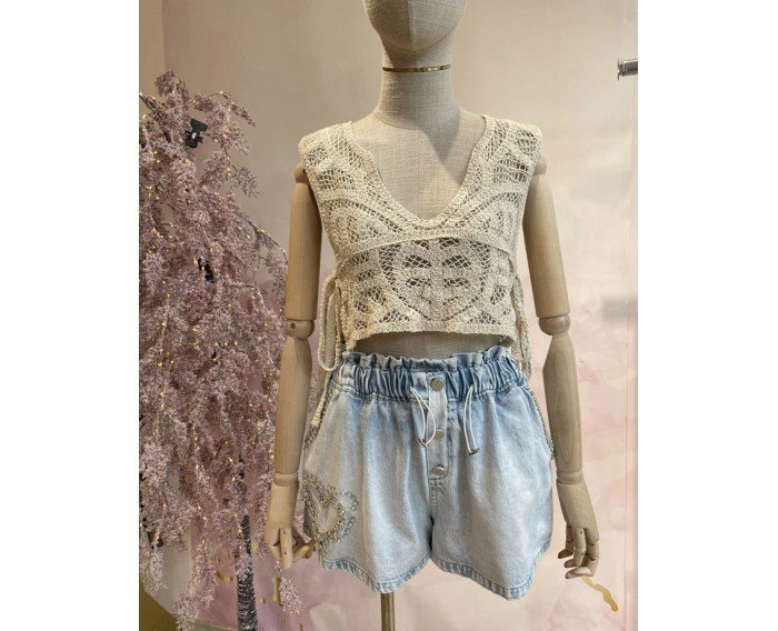 Short  denim fantasía