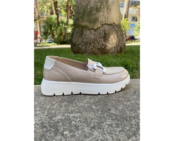 Mocasín mysoft 24M260 beige