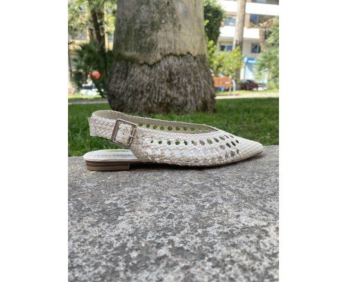 bailarina trenzada beige 4152