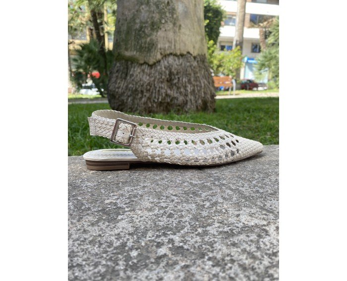 bailarina trenzada beige 4152