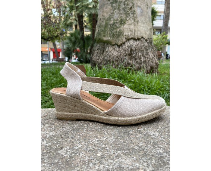 alpargata TARIFA BEIGE 40163