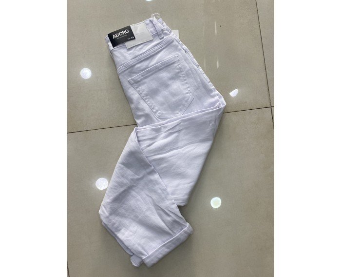 JEANS MOM BLANCO