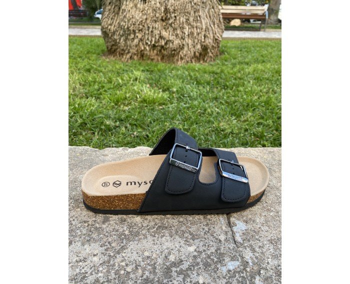 sandalia  Marta mysoft negro 24M065