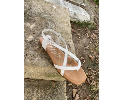 sandalia blanco oh my sandal 5152