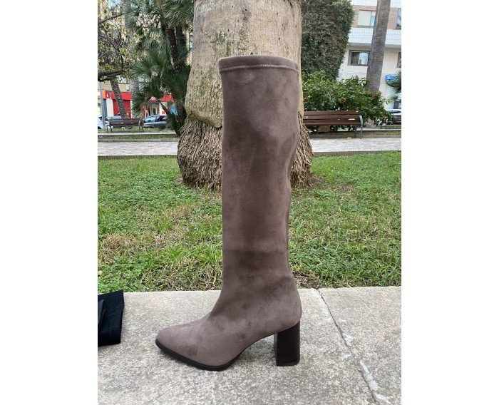 bota miss elastic 77048 taupe