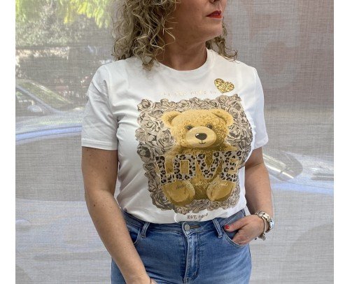 Camiseta Oso Bronce