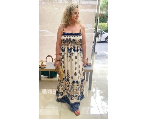 Vestido índigo