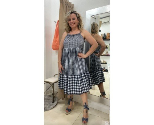 vestido vichy