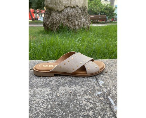 sandalia aria beige
