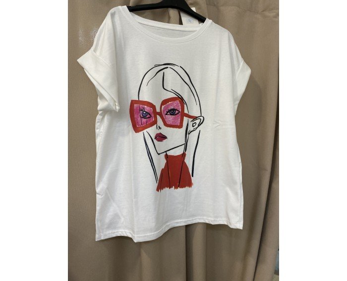 camiseta Roxie rojo