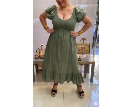 vestido Kronos verde