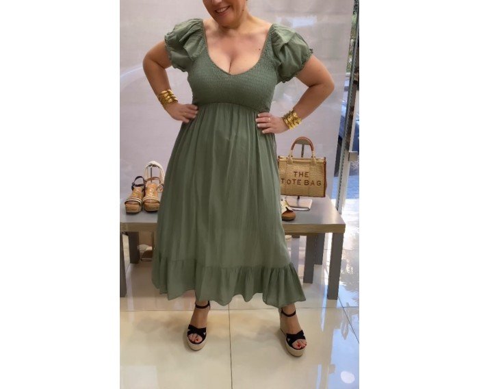 vestido Kronos verde