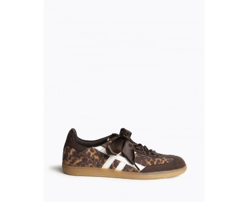 Sneaker retro Leopardo