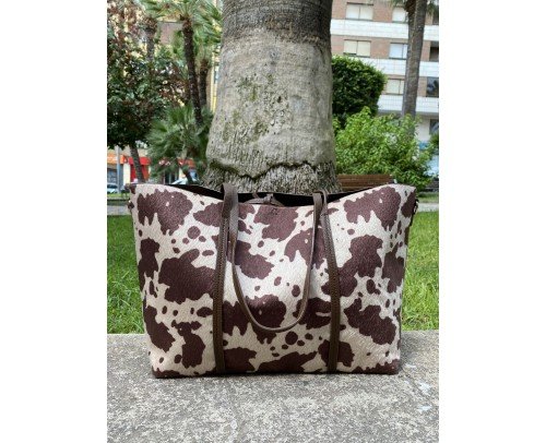 Bolso Shoper Estilo Potro