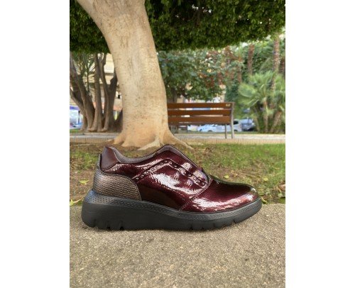 zapato mysof 25M534  burdeos