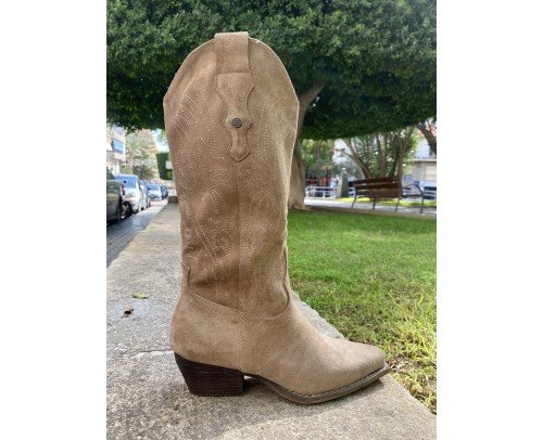 Bota campera Edit beige 2442