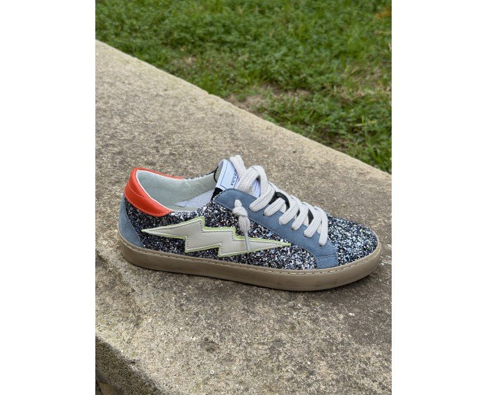 Zapatillas rayo azul