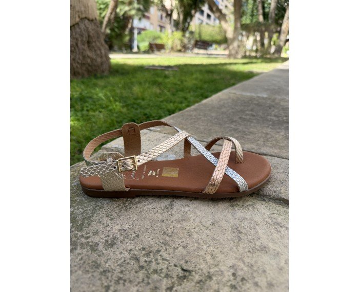 sandalia 5807 champan combi