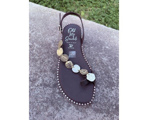 sandalia 5842 marron