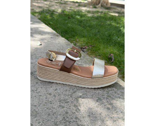 sandalia 6024 roble combi